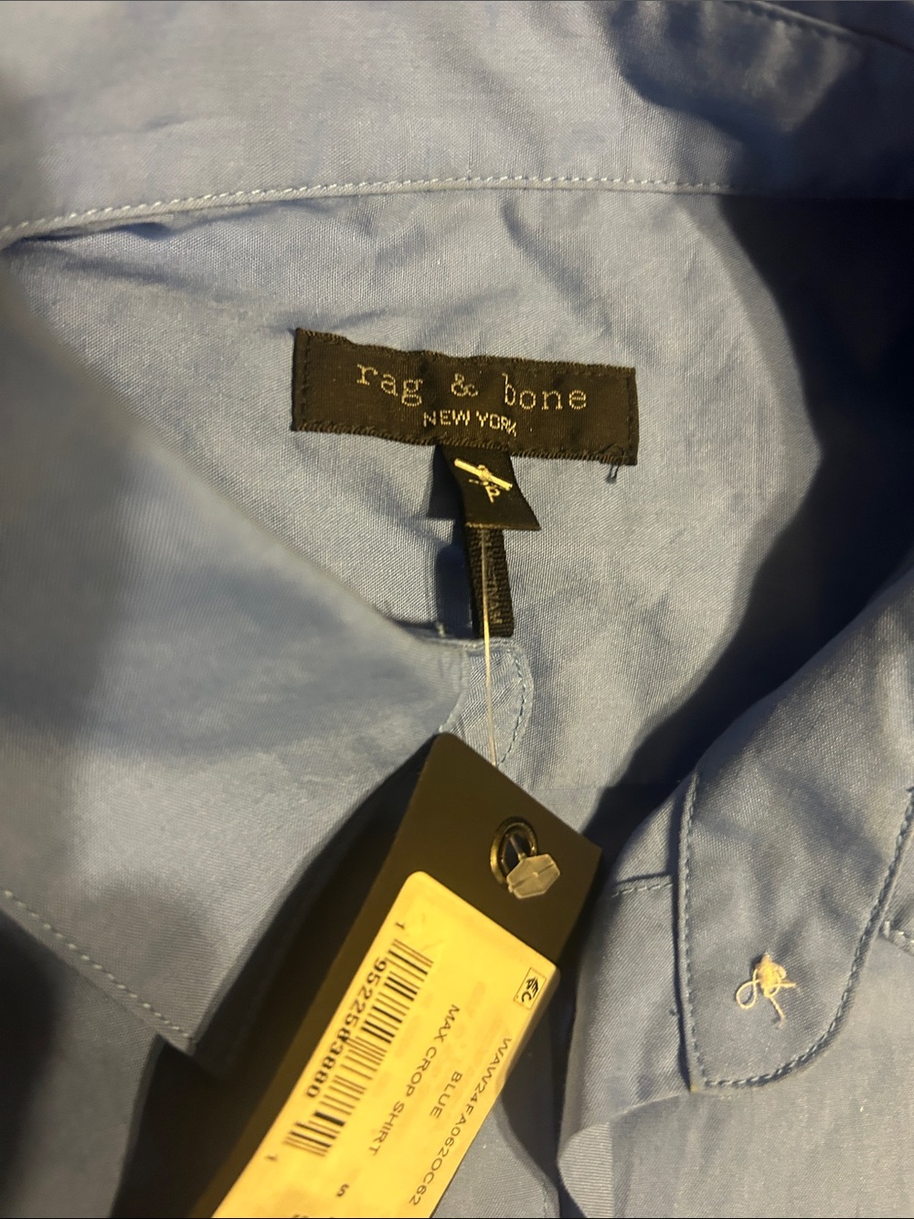rag & bone Sky Blue Classic Button-Down Shirt